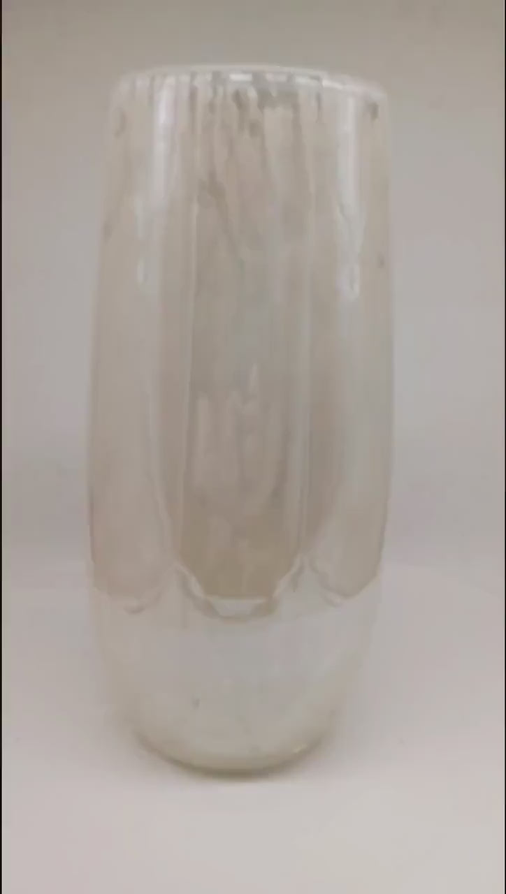 1970s Handcrafted Vase in Murano Glass - Made in Italy.