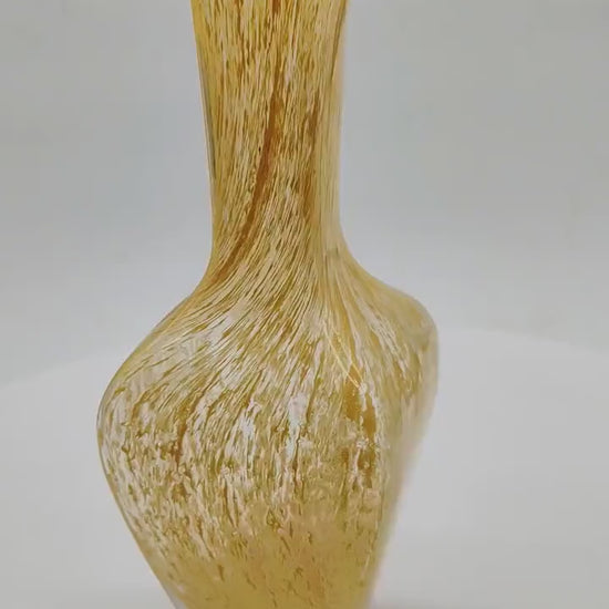 Vintage little Vase Hand Carved in Murano glass by Silvestri - Arte Murano -1960s