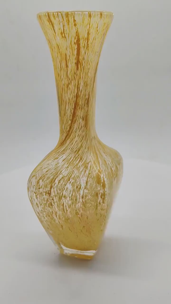 Vintage little Vase Hand Carved in Murano glass by Silvestri - Arte Murano -1960s