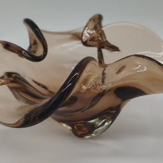 1960s Big Ashtray - Catch-all in Murano Glass by Flavio Poli