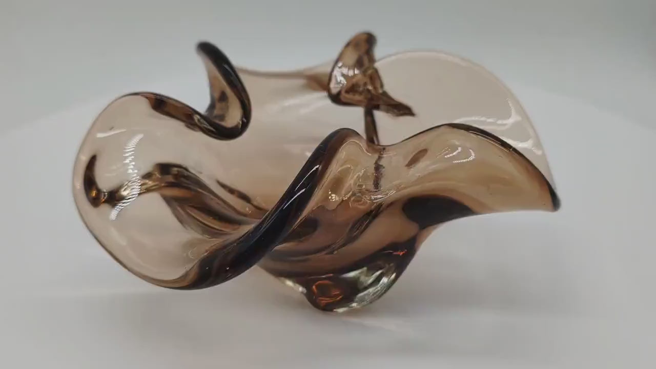 1960s Big Ashtray - Catch-all in Murano Glass by Flavio Poli