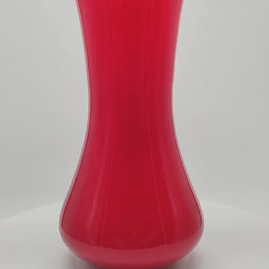 1970s Big Handcrafted Vase in Murano Glass - Made in Italy.