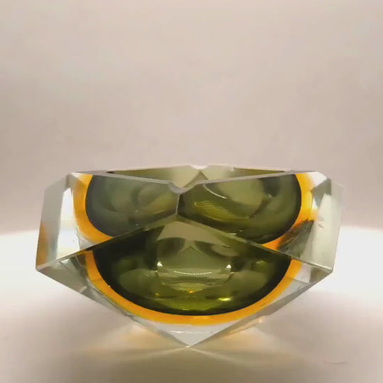 1960S Ashtray or Catch-all in Murano Glass by Flavio Poli for Seguso.