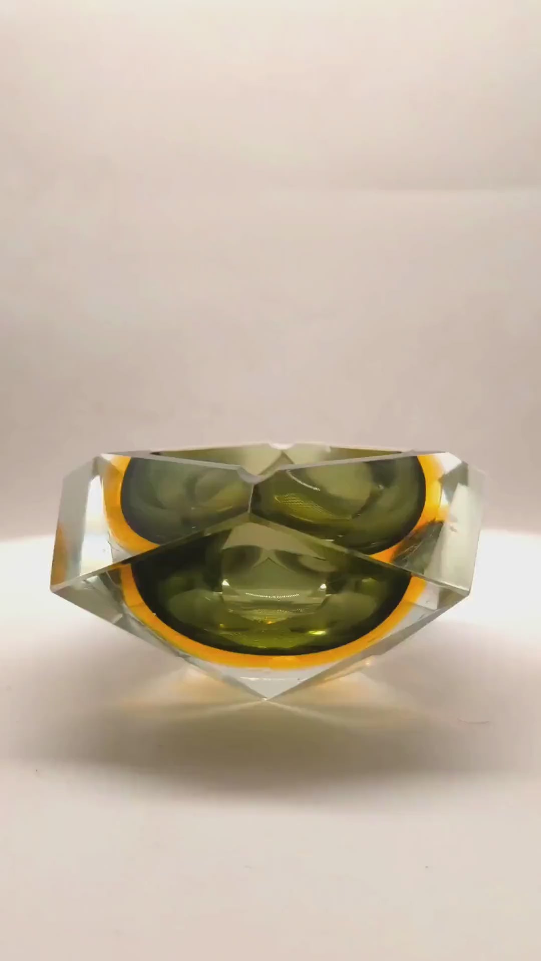 1960S Ashtray or Catch-all in Murano Glass by Flavio Poli for Seguso.